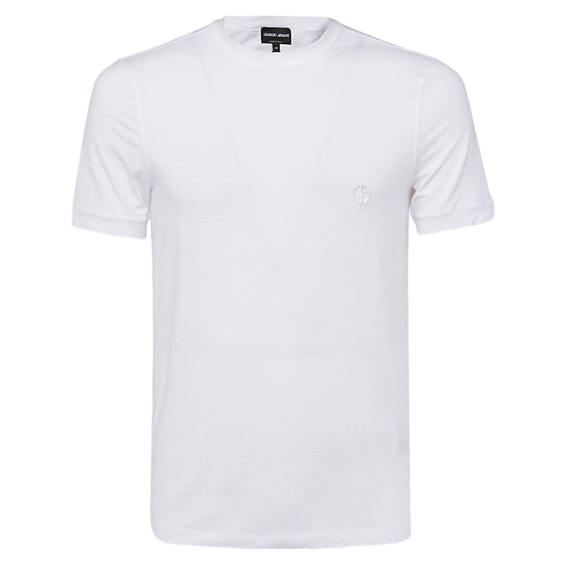 Giorgio Armani Short-Sleeve Embroidered T-Shirt