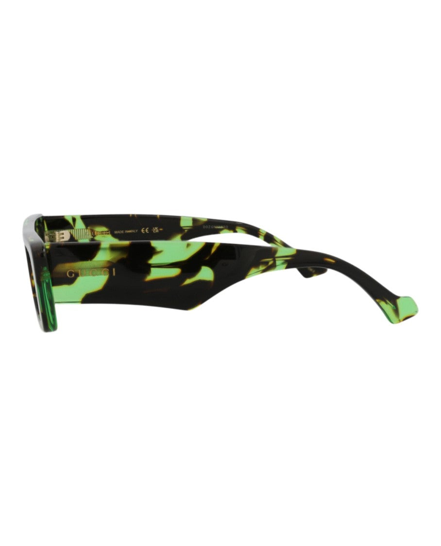 Gucci Square-Frame Recycled Acetate Sunglasses