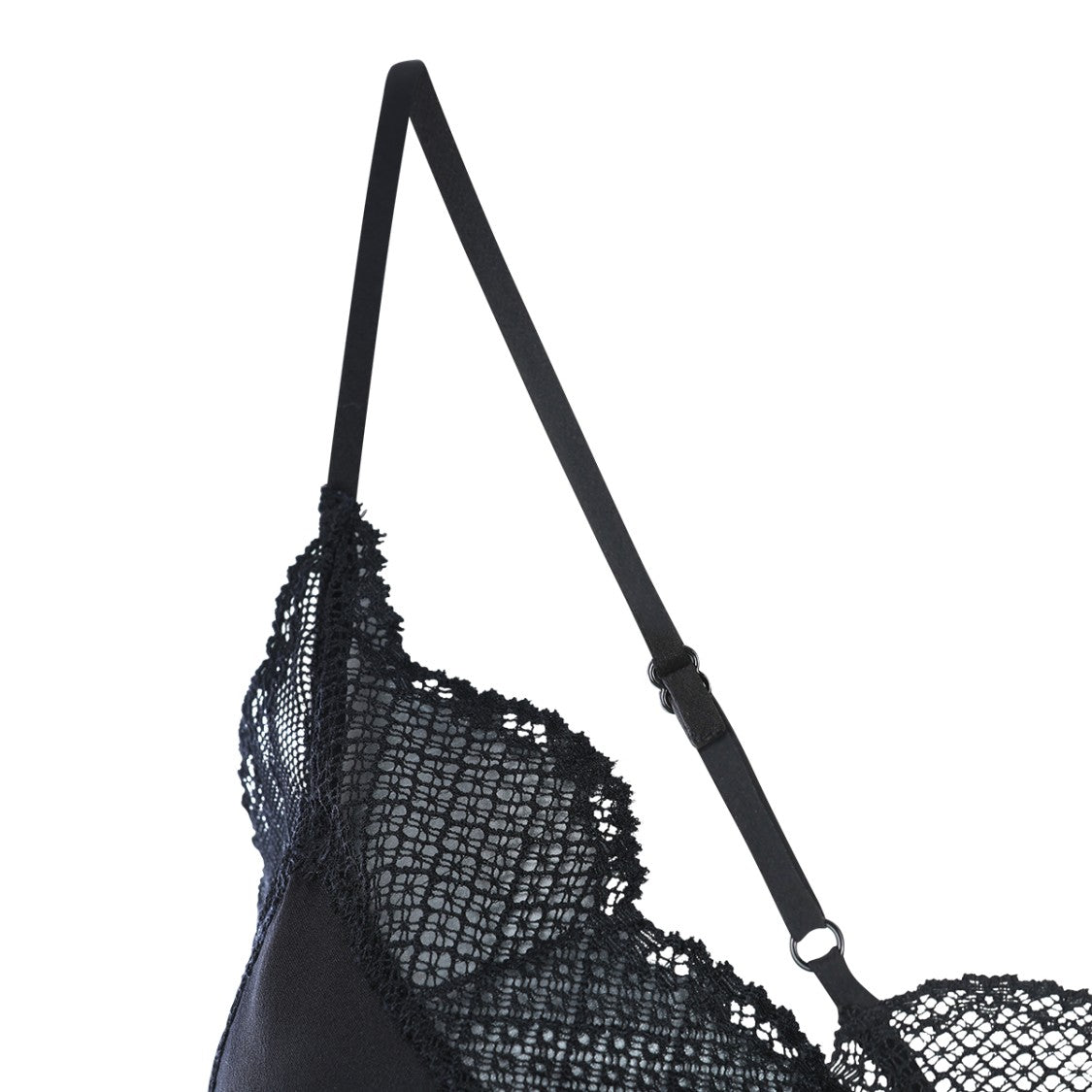 Zadig & Voltaire V-Neck Lace-Detail Silk Top From Zadig & Voltaire