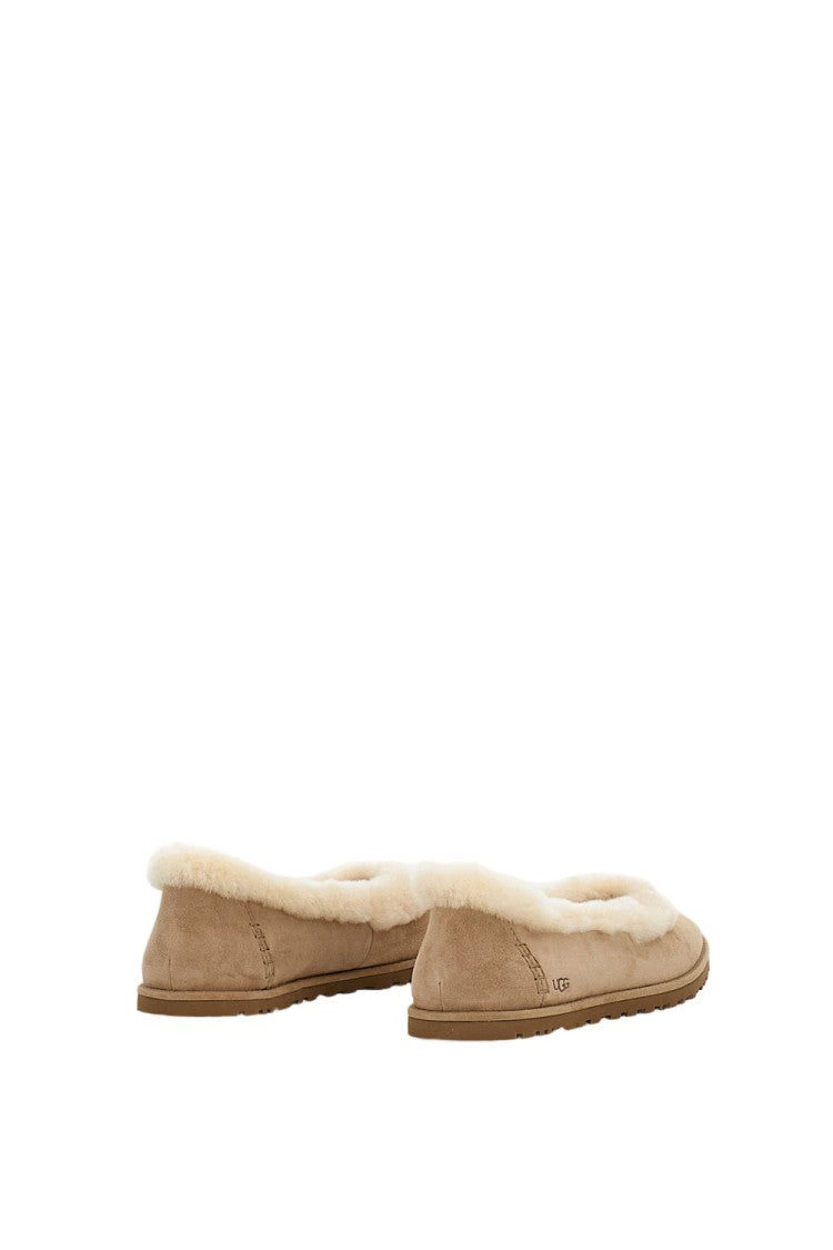 Ugg Beige Zora Suede Ballet Flats