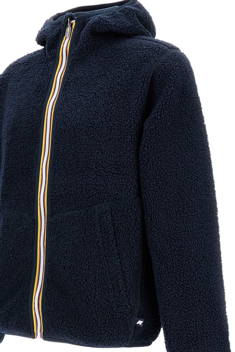 K-Way Blue Jack Sherpa Reversible Jacket
