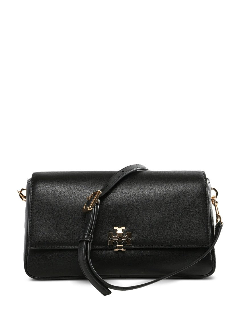 Tory Burch Black Charlie Small Leather Shoulder Bag