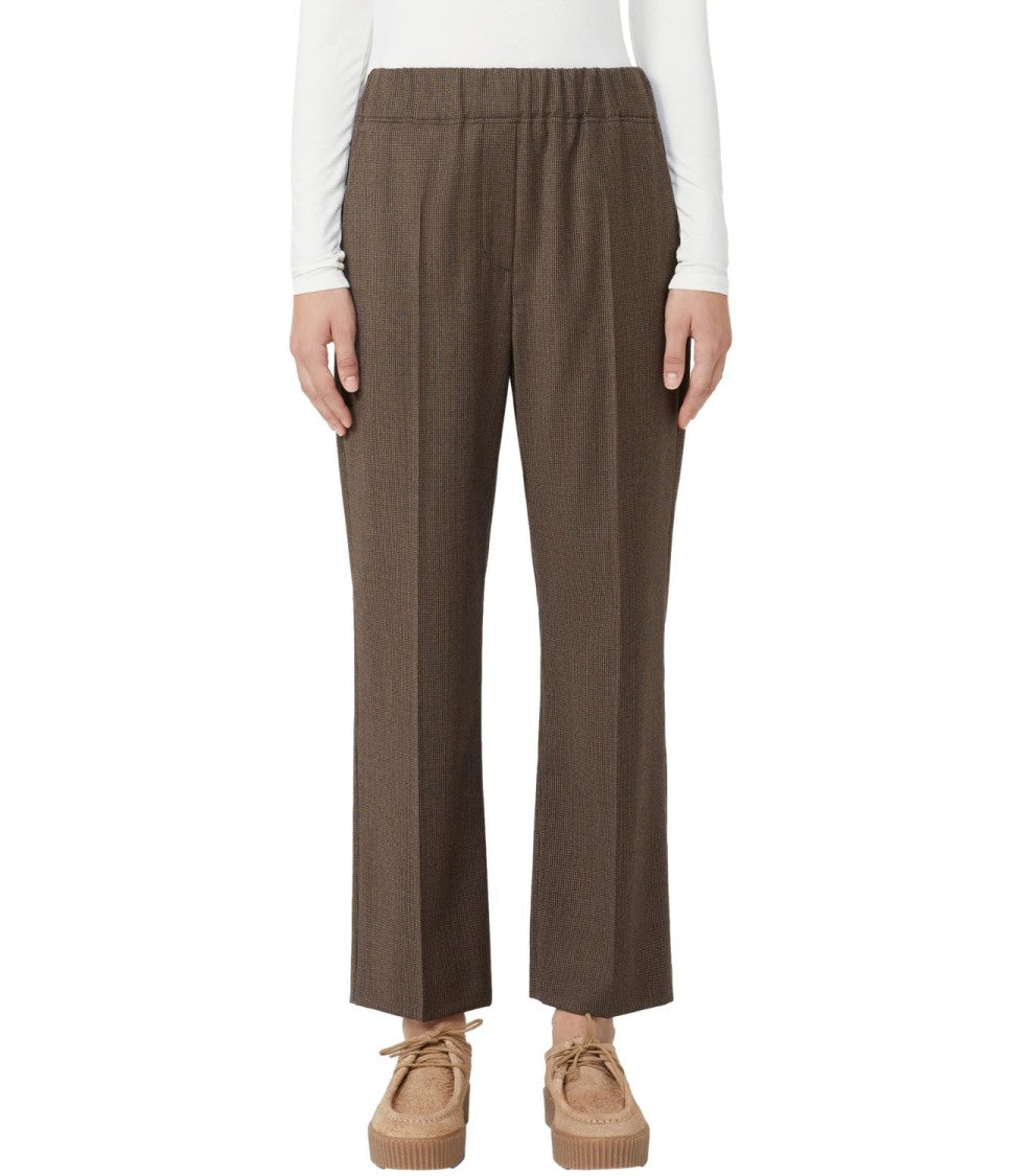 Max Mara Classic Straight-Leg Pants With Elastic Waistband