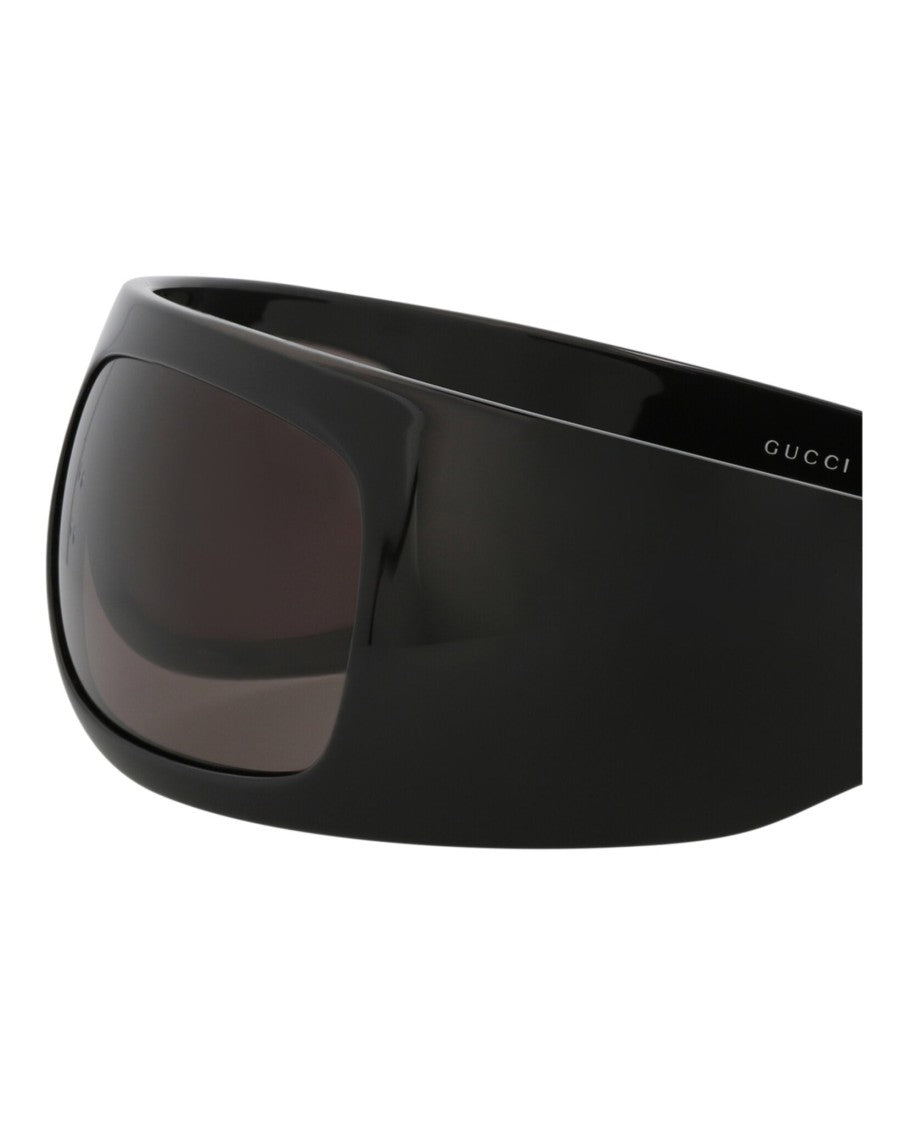 Gucci Shield-Frame Injection Sunglasses