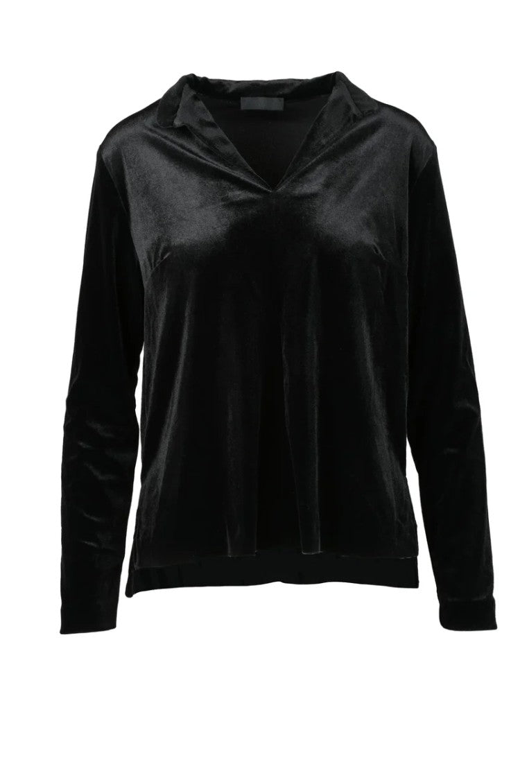 Etichetta Nera* Polyamide And Elastane Blouse - Black