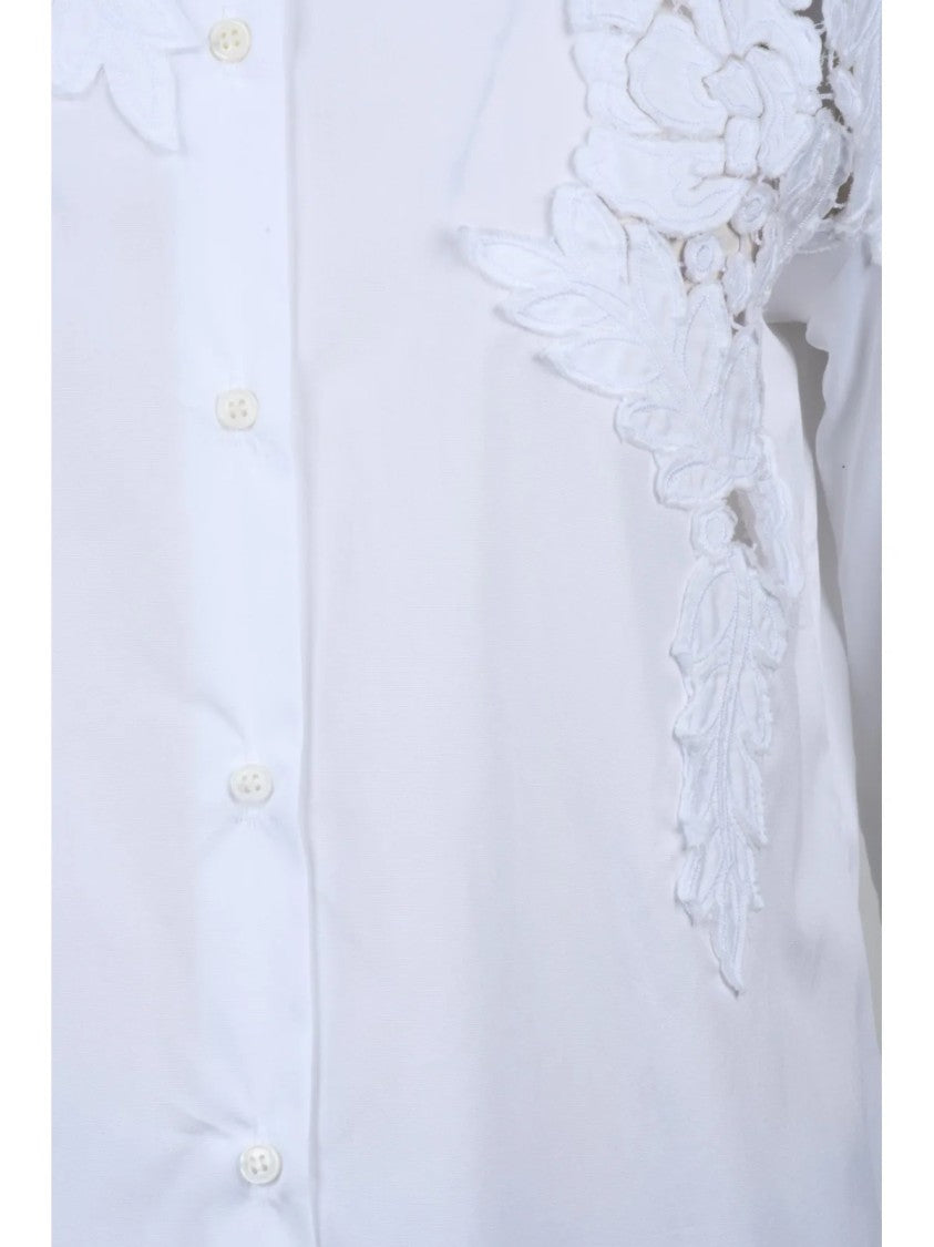 Ermanno Scervino White Cotton Shirt