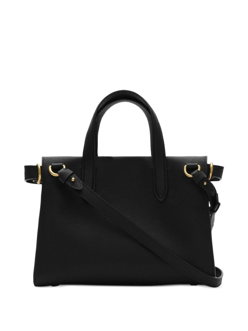 Burberry Structured Tote Bag With Cotswolds Mini Check Accents
