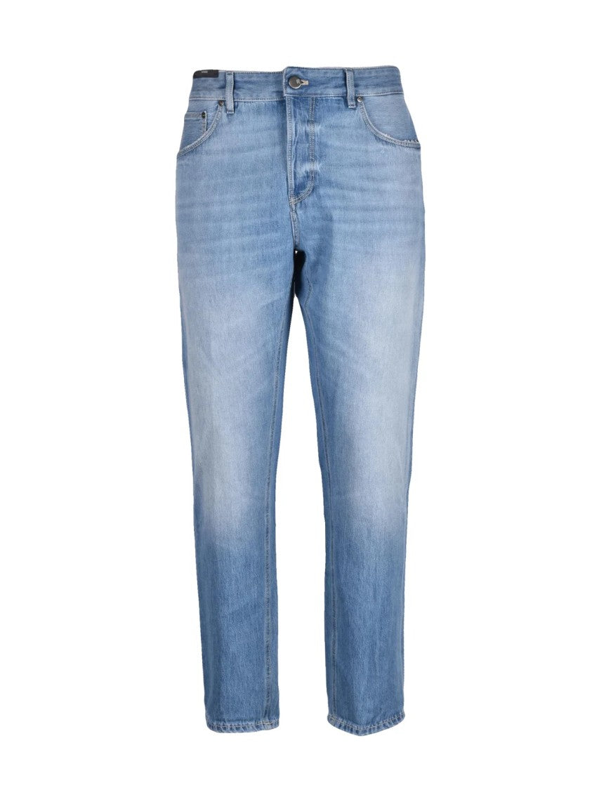 Pt Torino Light Blue Cotton Men Jeans