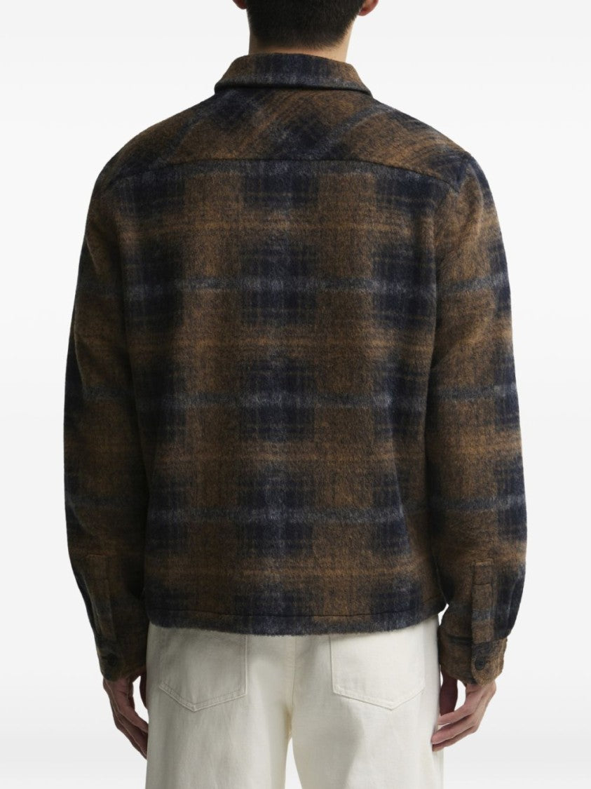 Barbour Check-Pattern Zip-Up Jacket