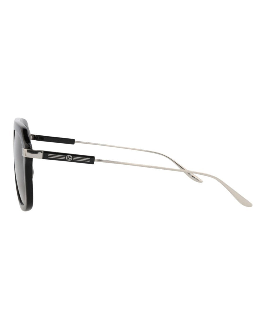 Gucci Aviator-Frame Recycled Acetate Sunglasses