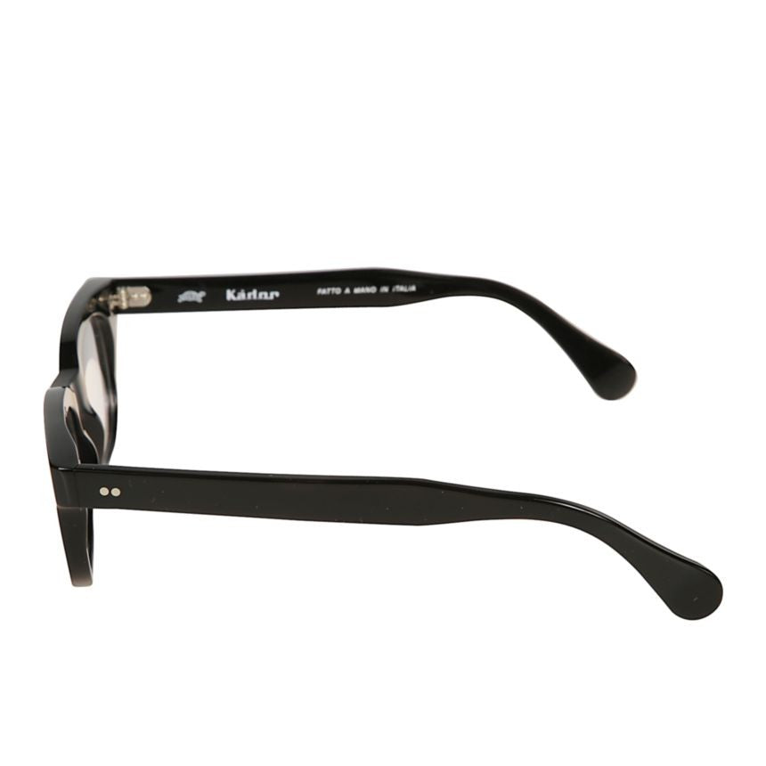 Kador Kayo Classic Rectangular Frame Eyeglasses With Glossy Black Finish