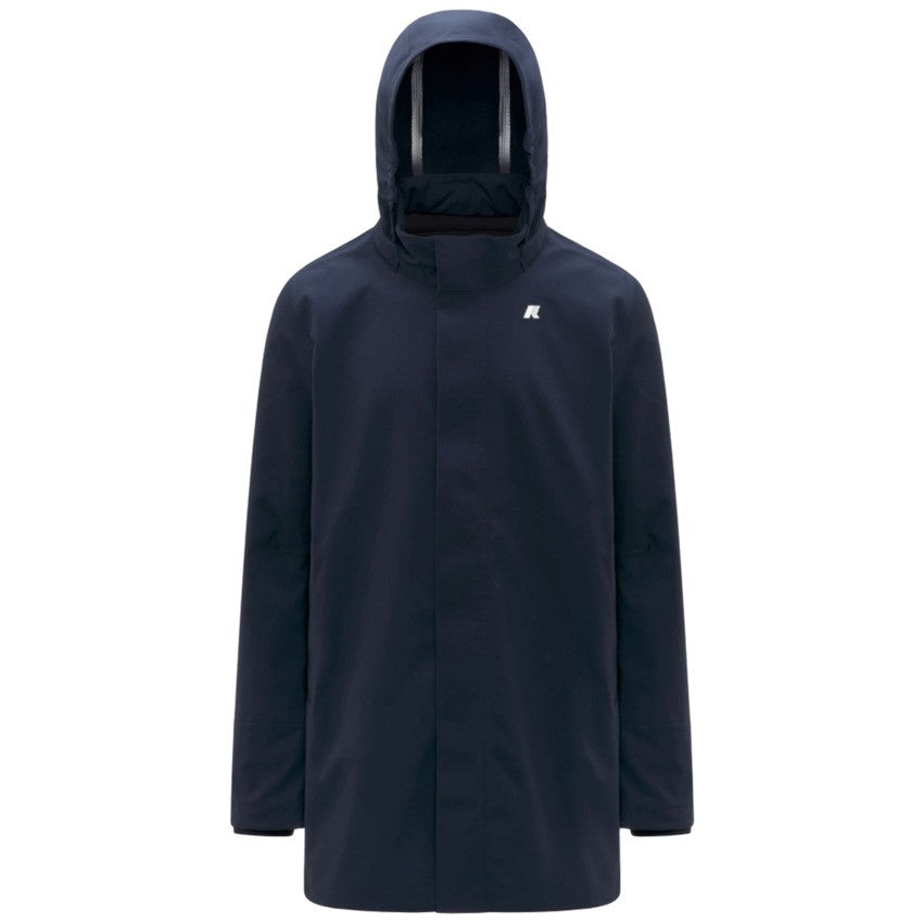 K-Way Straight-Cut Technical Parka With Detachable Hood