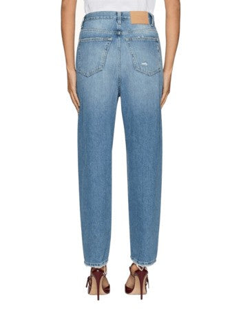 Dondup High-Waisted Loose Fit Denim Jeans