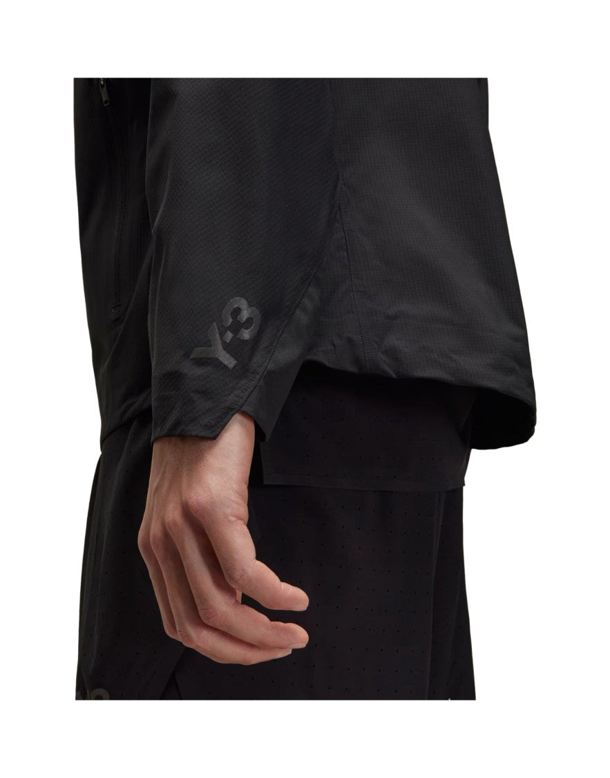 Y-3 Technical Fabric Jacket With Hood And Zip Closure