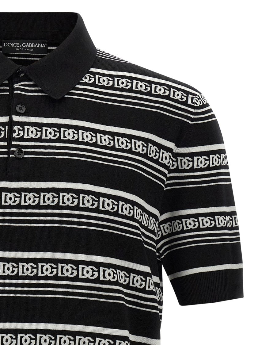 Dolce & Gabbana Knitted Polo Shirt
