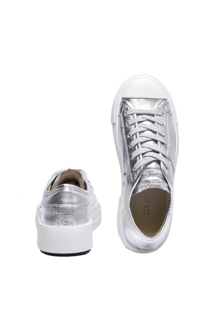 Philippe Model Paris Haute Sneakers - Silver