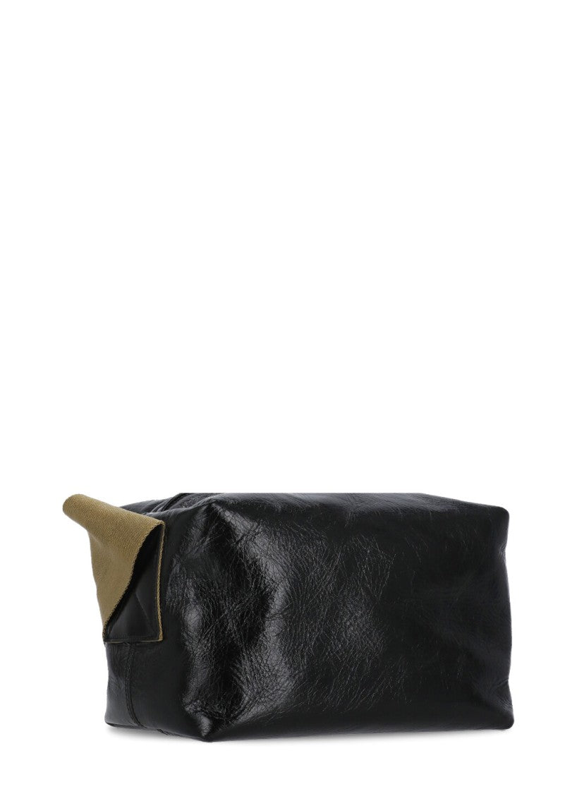 Uma Wang Leather Shoulder Bag