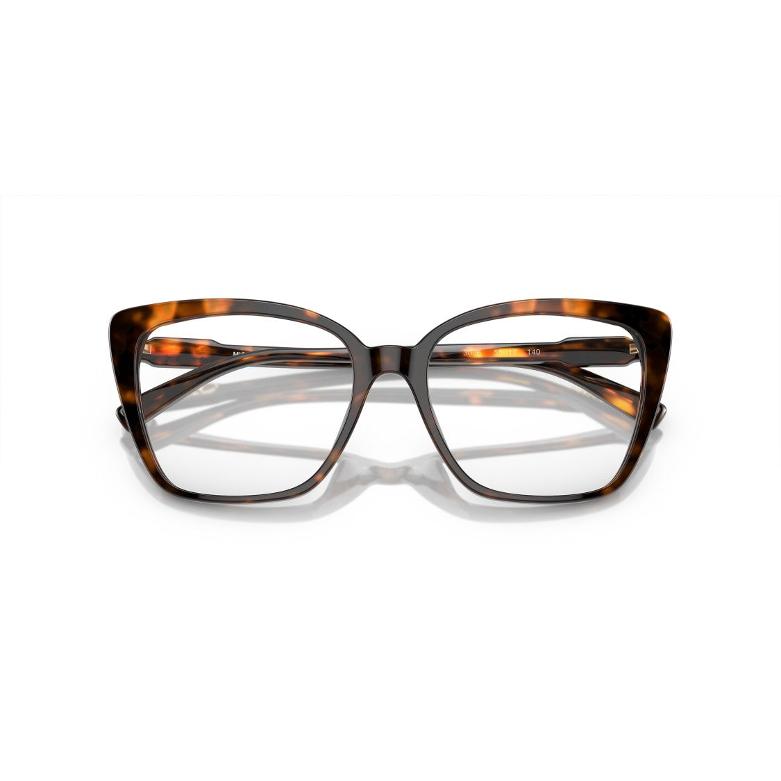 Michael Kors 0Mk4110u Oversized Tortoiseshell Square Frame Eyeglasses