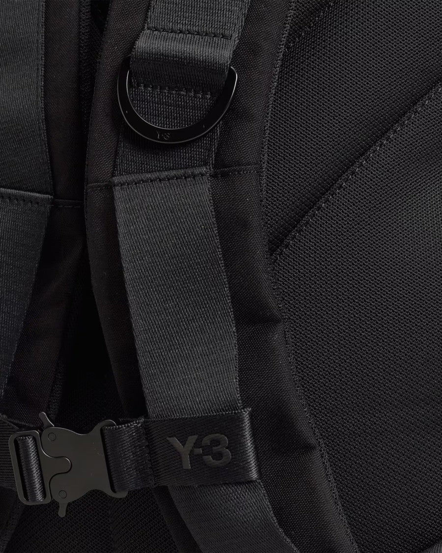 Y-3 Cordura Black Backpack With Padded Laptop Compartment