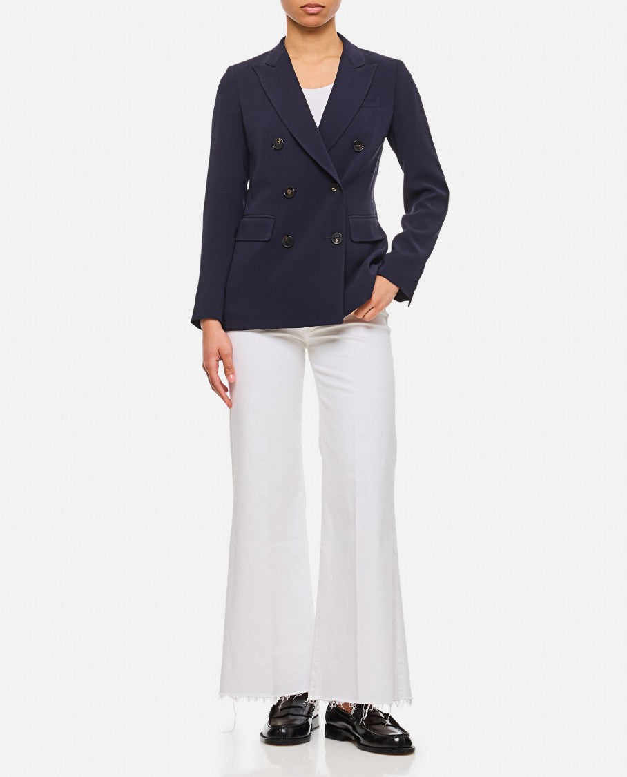 Alberto Biani Double-Breasted Cady Blazer