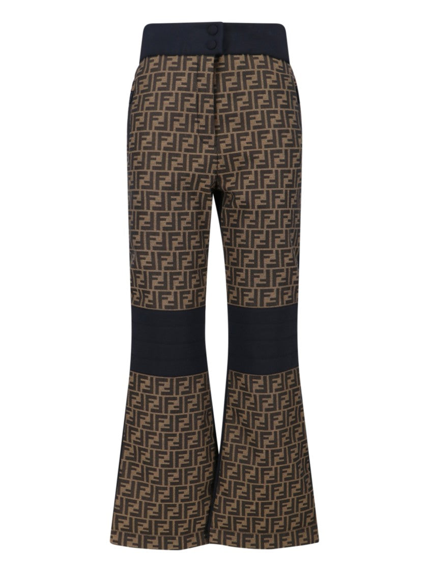 Fendi Ff Ski Pants – Brown/Black