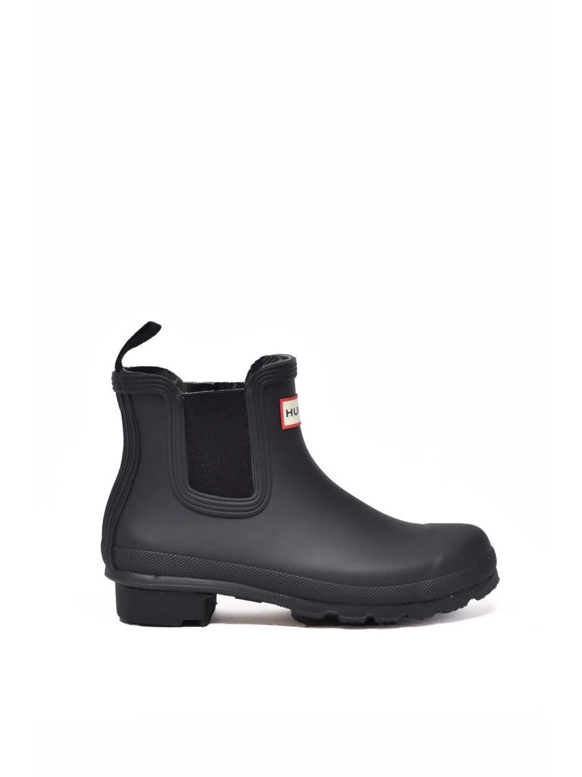 Hunter Black Rubber Galosh Boots