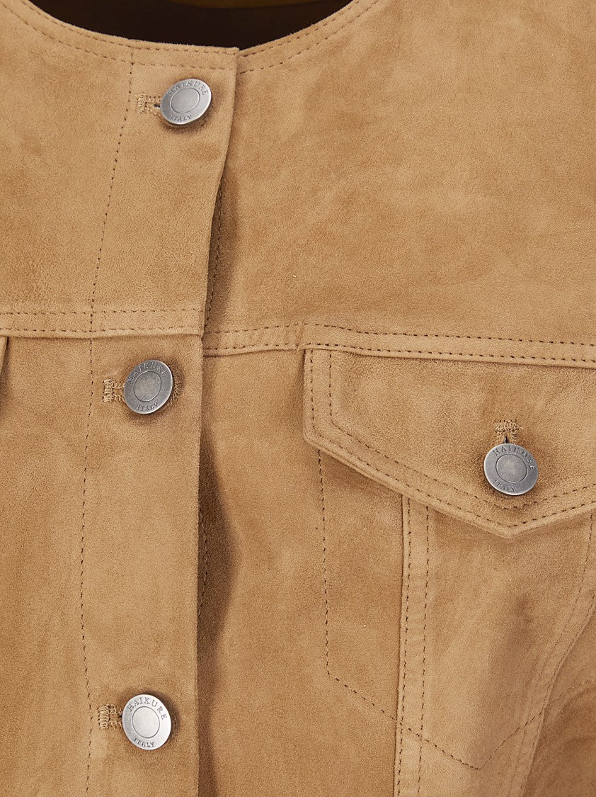 Haikure Temple Suede Jacket
