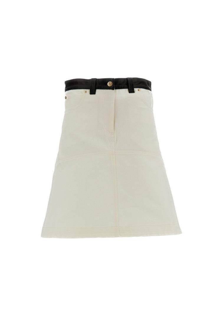 Wales Bonner Organinic Cotton Denim Skirt