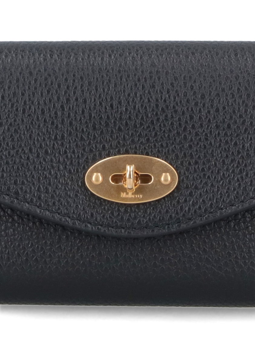 Mulberry "Darley Concertina" Wallet – Black
