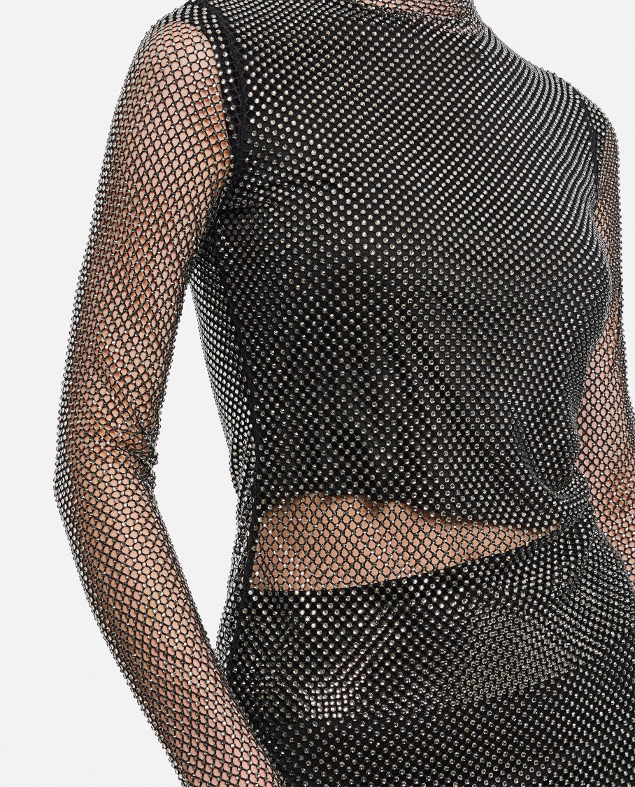 Sportmax Valdai Long Sleeve Crystal Top