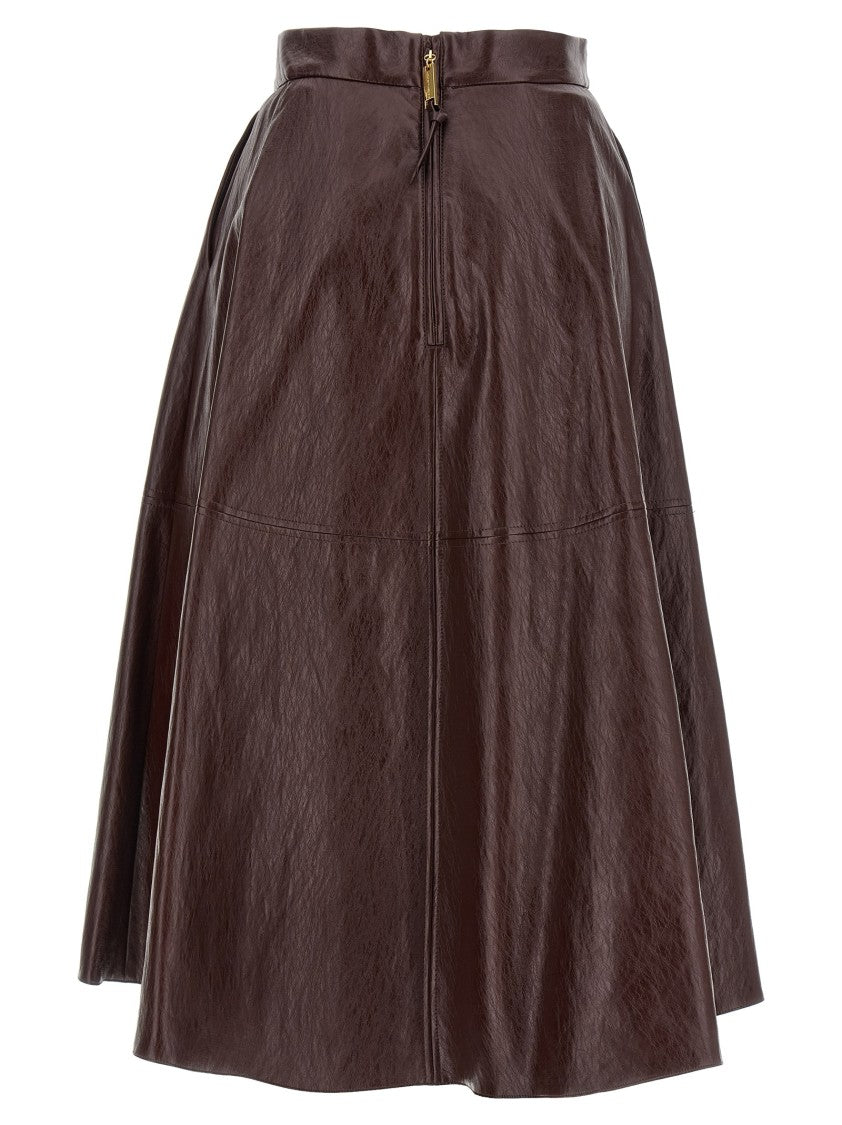 Elisabetta Franchi Craquelé Skirt
