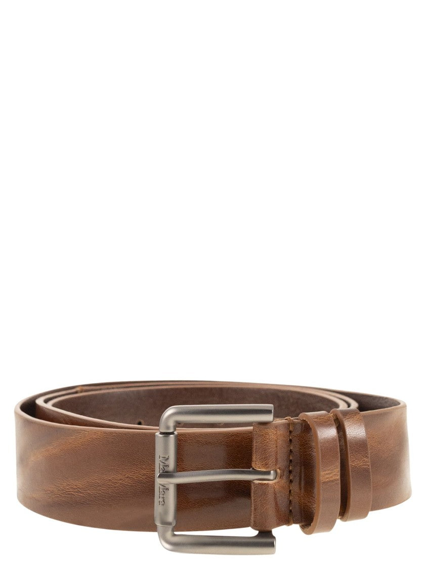 Max Mara Buckle40xlong - Long Leather Belt