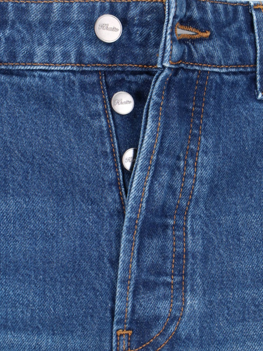 Khaite Straight Jeans – Blue