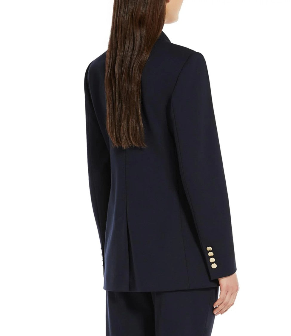 Max Mara Tailored Double-Breasted Blazer With Structured Silhouette
