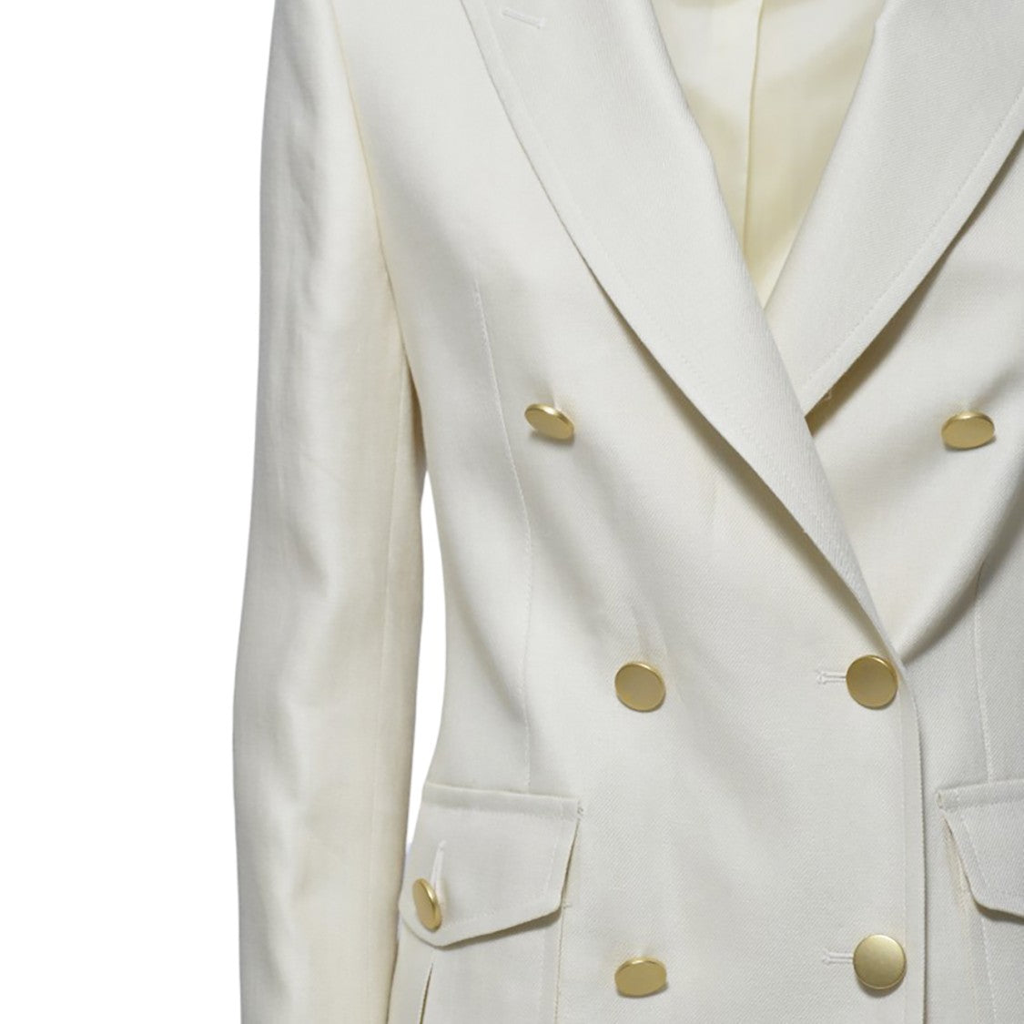 Tagliatore Honey Ivory Linen Twill Jacket