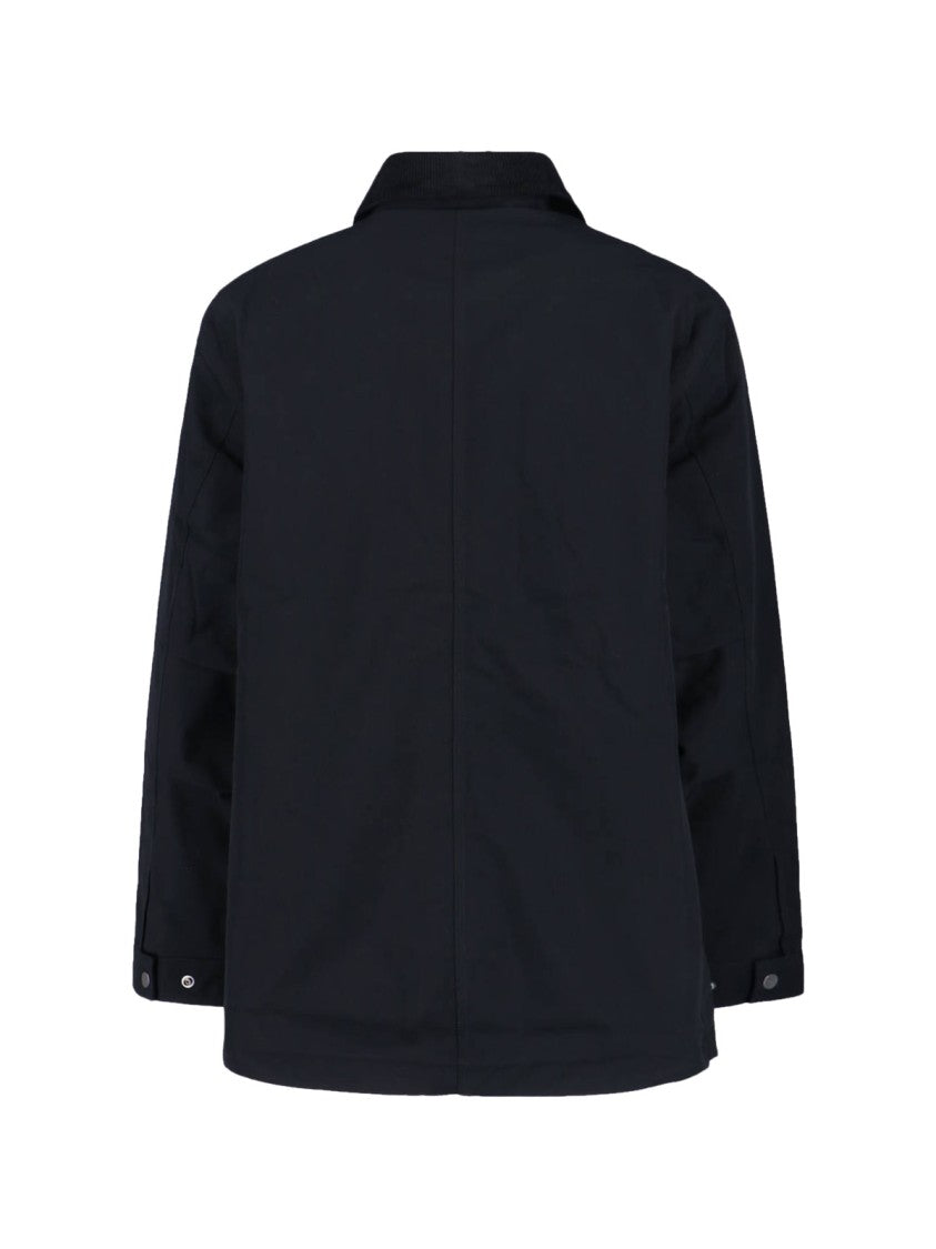 Carhartt Wip Black Adair Nylon Canvas Casual Jacket