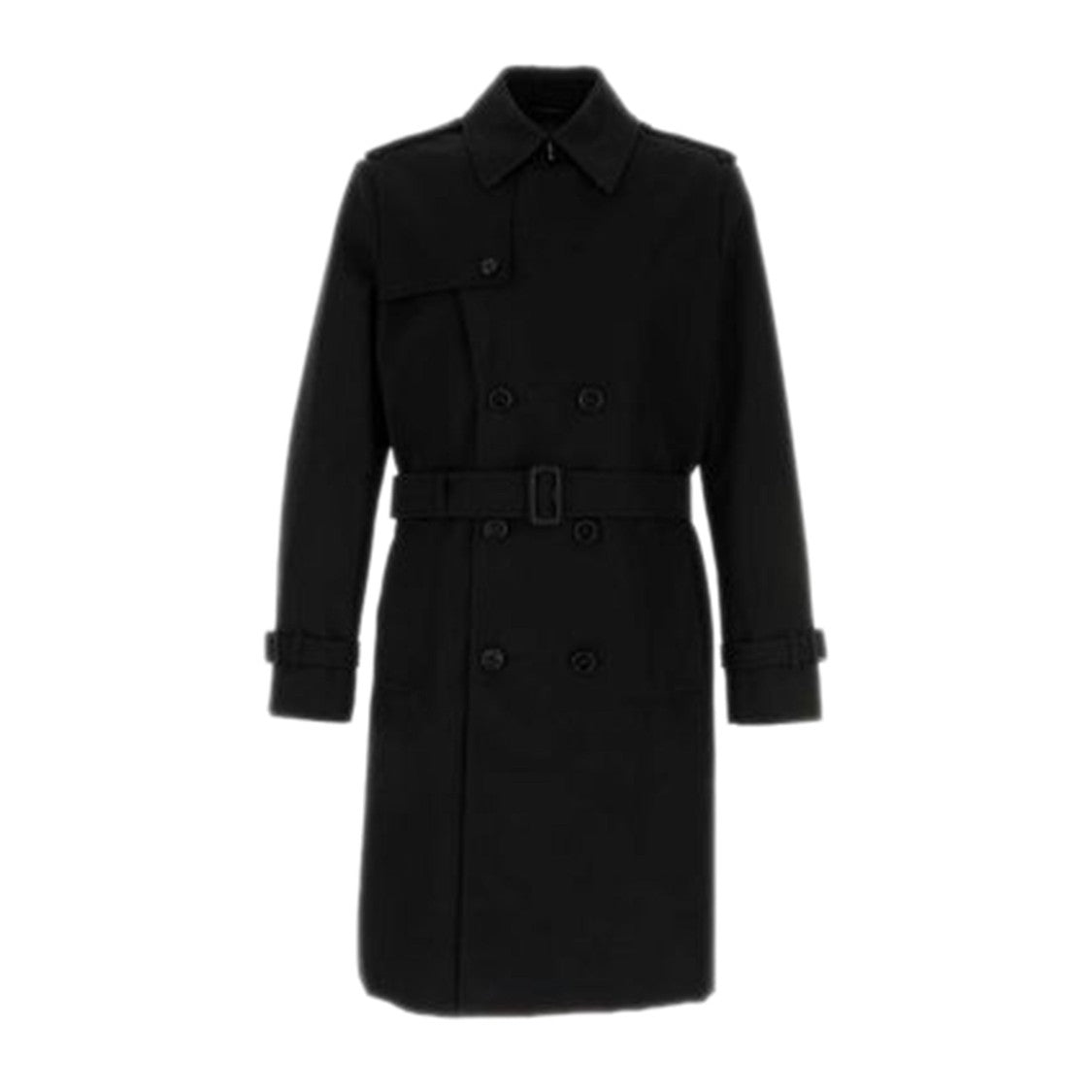 Burberry Tailored Black Jacket With Double-Breasted Front