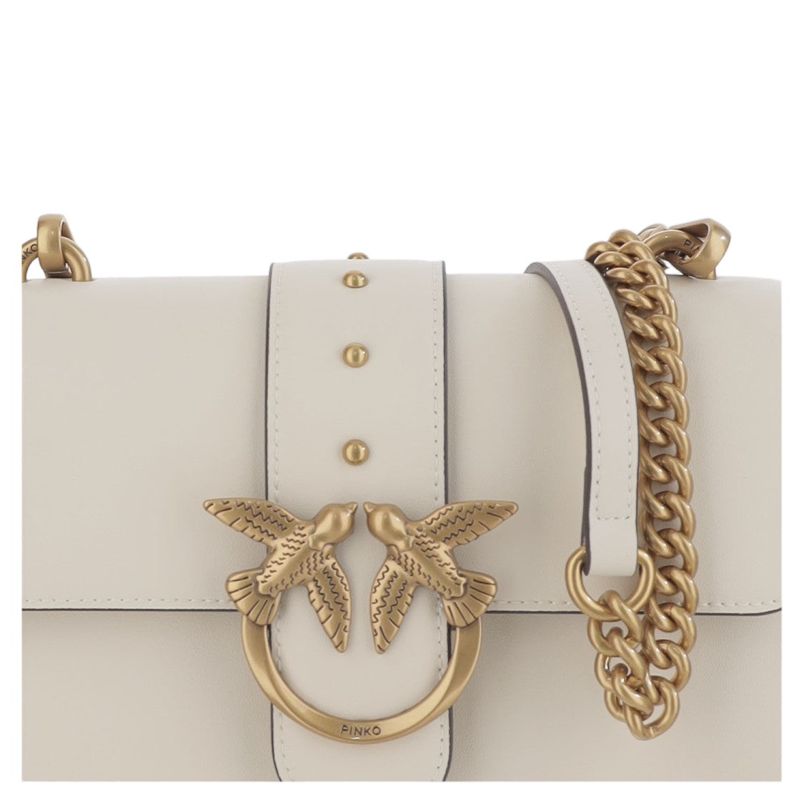 Pinko Love One Mini Bag With Love Birds Diamond Cut Buckle
