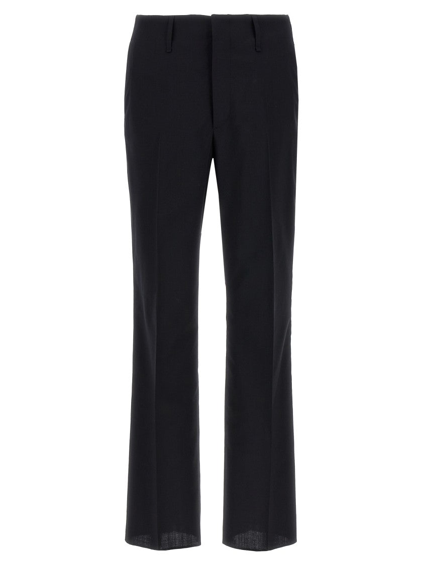 Fendi Lightweight Black Wool Trousers