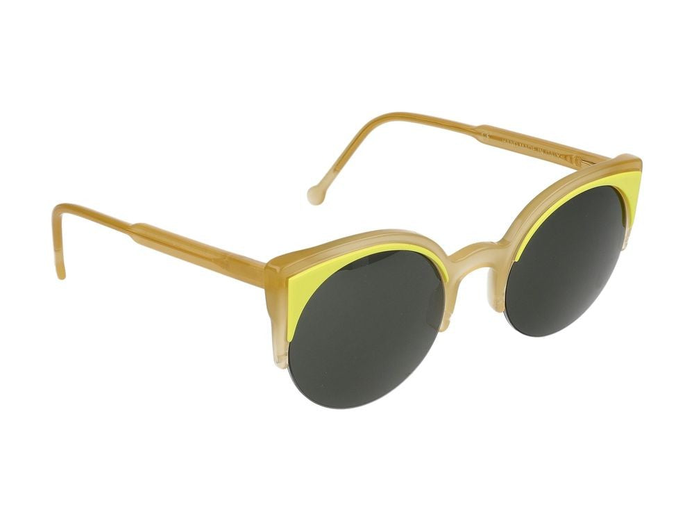 Retrosuperfuture Sunglasses Retrosuperfuture Lucia Surface Lime Yellow 51/22/145