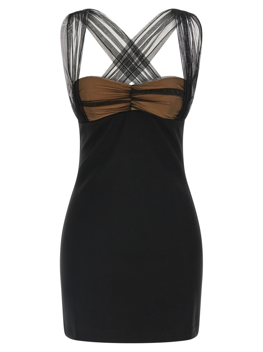 Nensi Dojaka 'Draped Padded Cup Mini' Dress