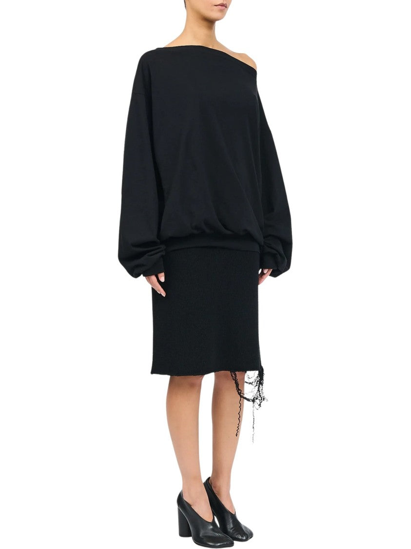Mm6 By Maison Margiela Long-Sleeved Top Oversized Blouson Top