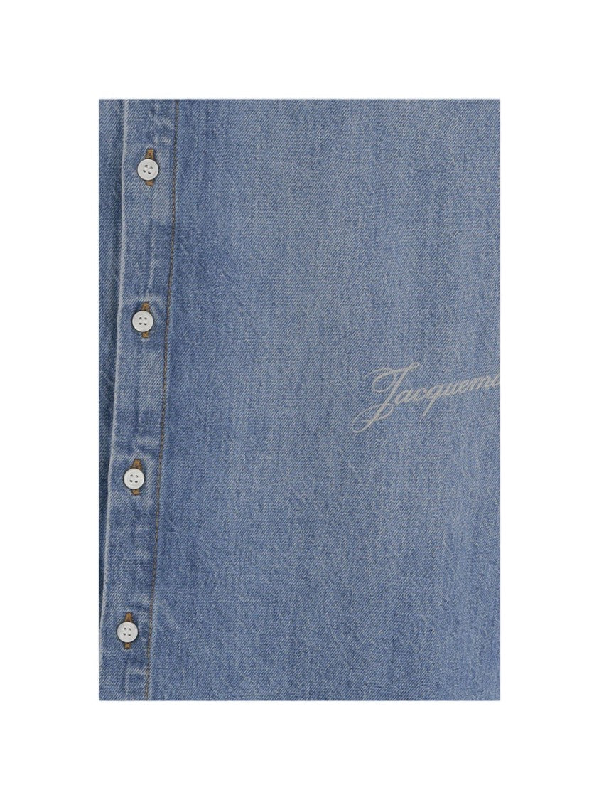 Jacquemus Blue Simon De-Nîmes Denim Shirt