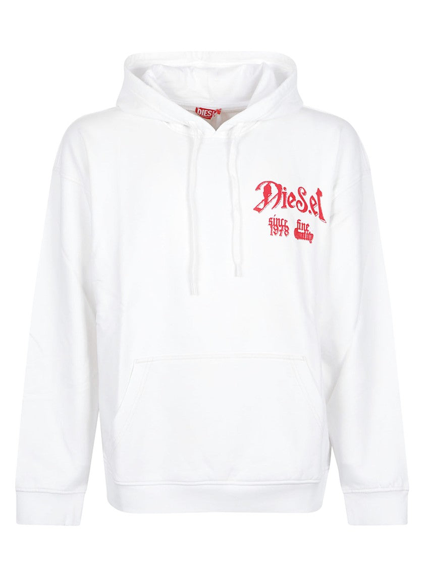 Diesel S-Box T-Aa2 Graphic Printed Hoodie