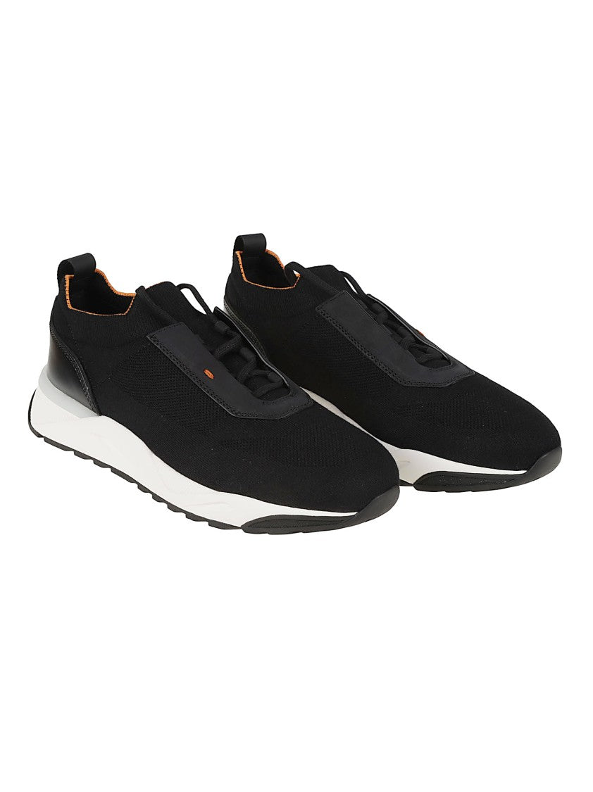 Santoni Flin Streamlined Slip-On Sneakers
