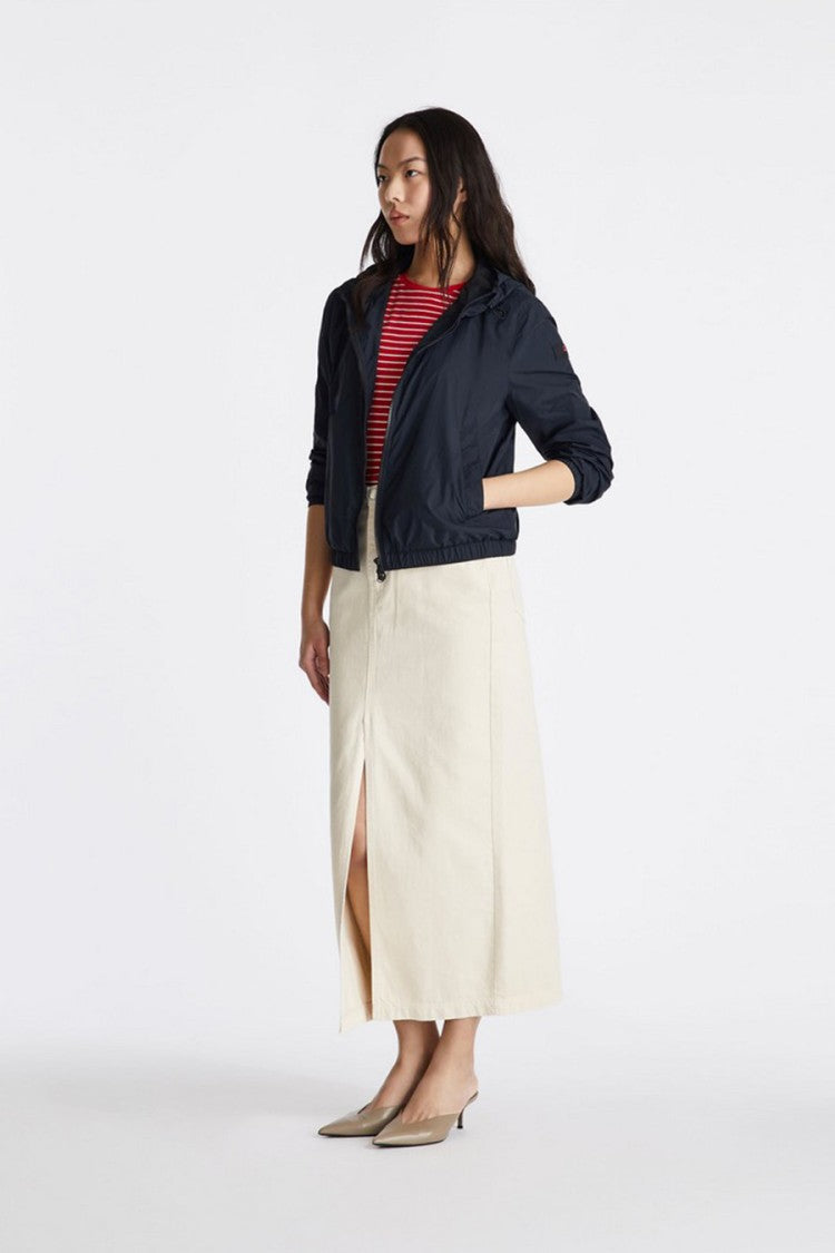 Peuterey Blue Technical Nylon Zip-Up Jacket