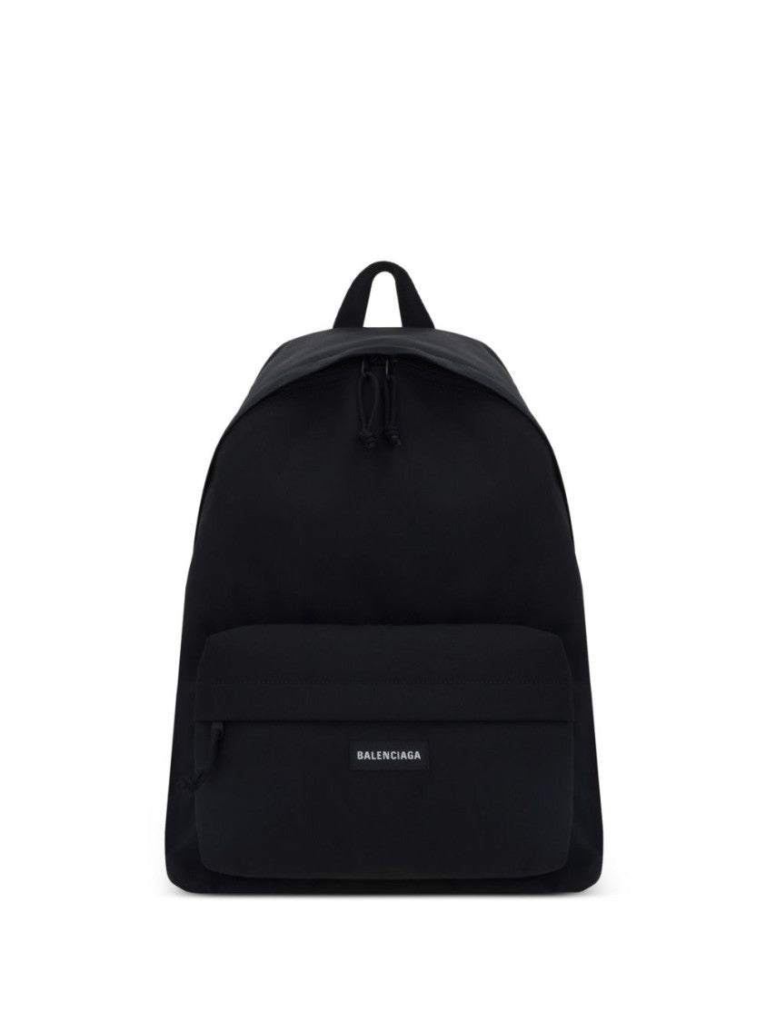 Balenciaga Black Explorer Baseball Logo Backpack
