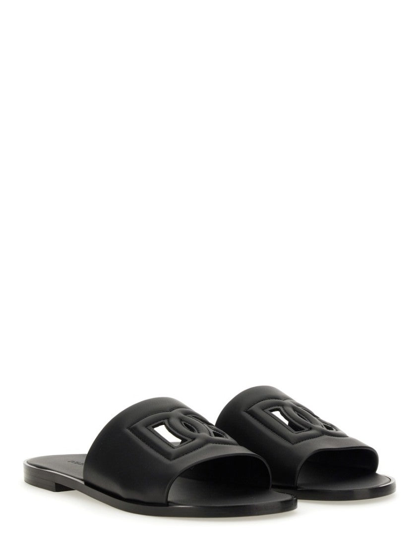 Dolce & Gabbana Sandal With Logo