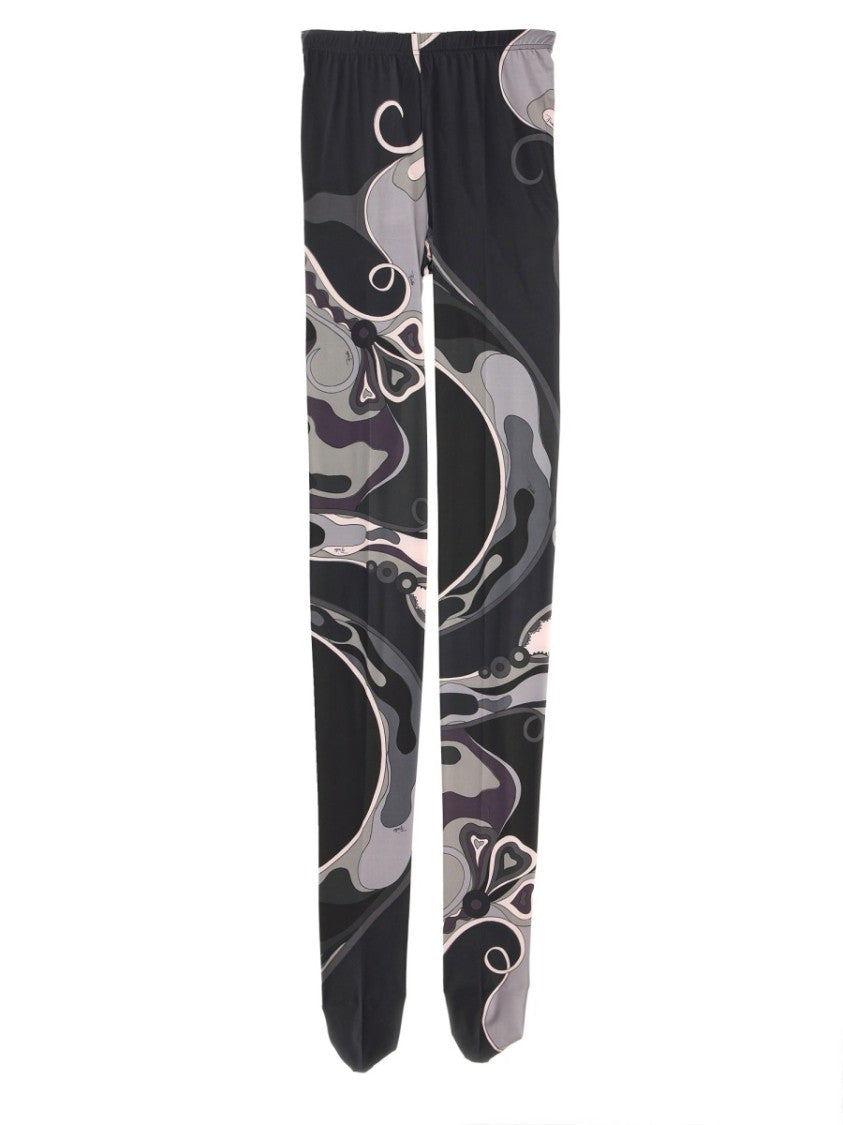 Pucci Orchid-Inspired Print Leggings