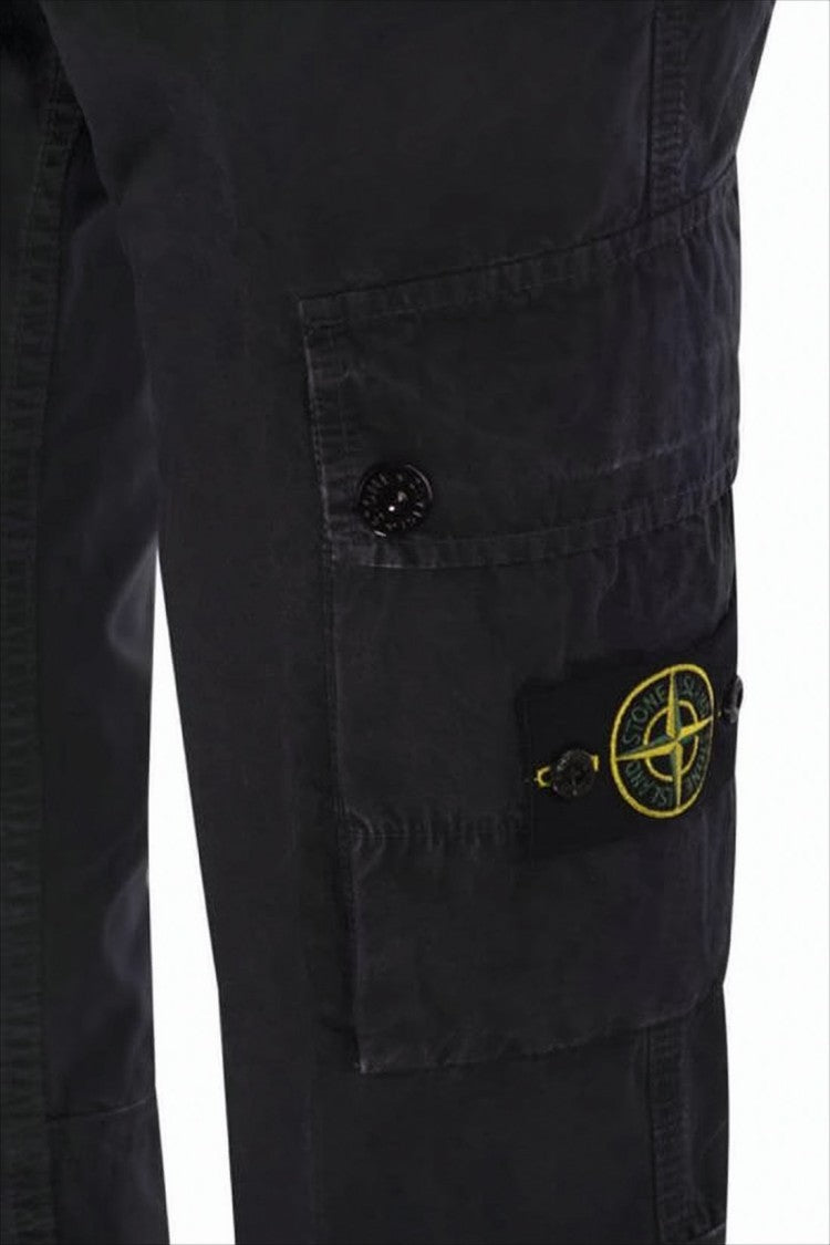 Stone Island Cargo-Inspired Straight Pants With Tailored Silhouette